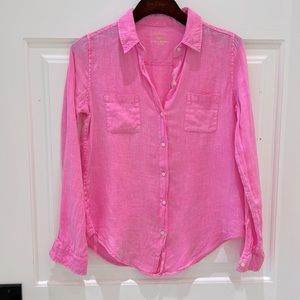 Lilly Pulitzer Sea View Linen Top